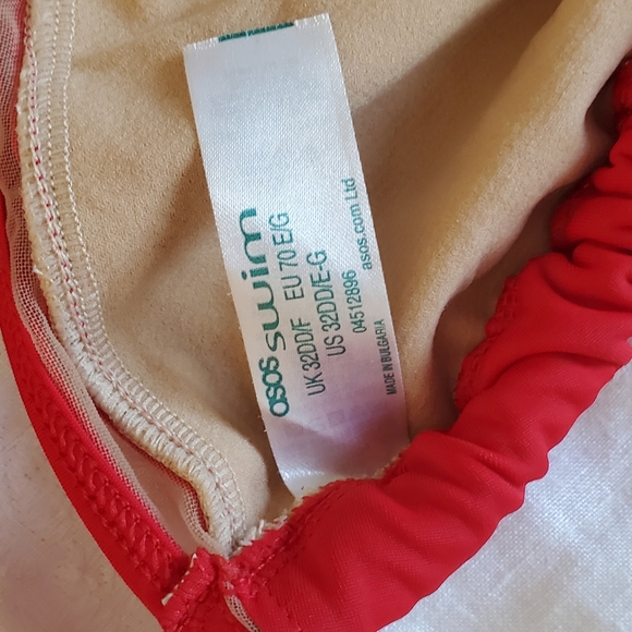 ASOS red bikini - Picture 4 of 6